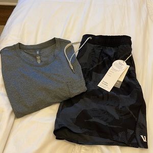 Men’s Vuori Shirt & Shorts.